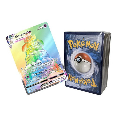 Lote Pack 100 Cartas Pokémon A…