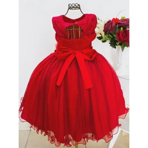 Vestido Infantil Festa Luxo Realeza Daminha Princesa Niver