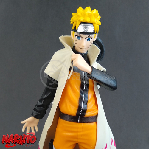 Action Figure Naruto Uzumaki Hokage 18Cm Shippuden Ninja N1 em