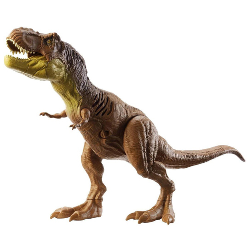 Dinossauro Tiranossauro Rex Rugido - Jurassic World Mattel em