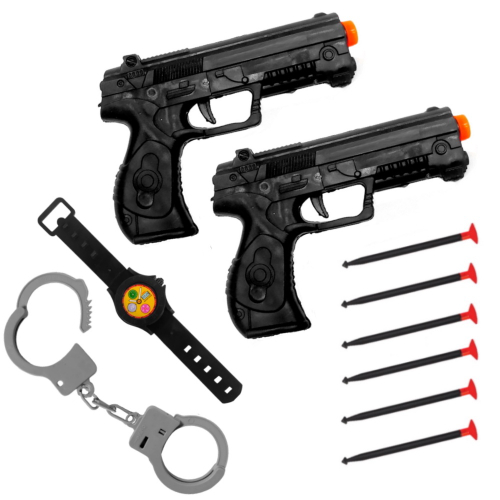 Arma de brinquedo pistola nerf Hasbro 3 dardos