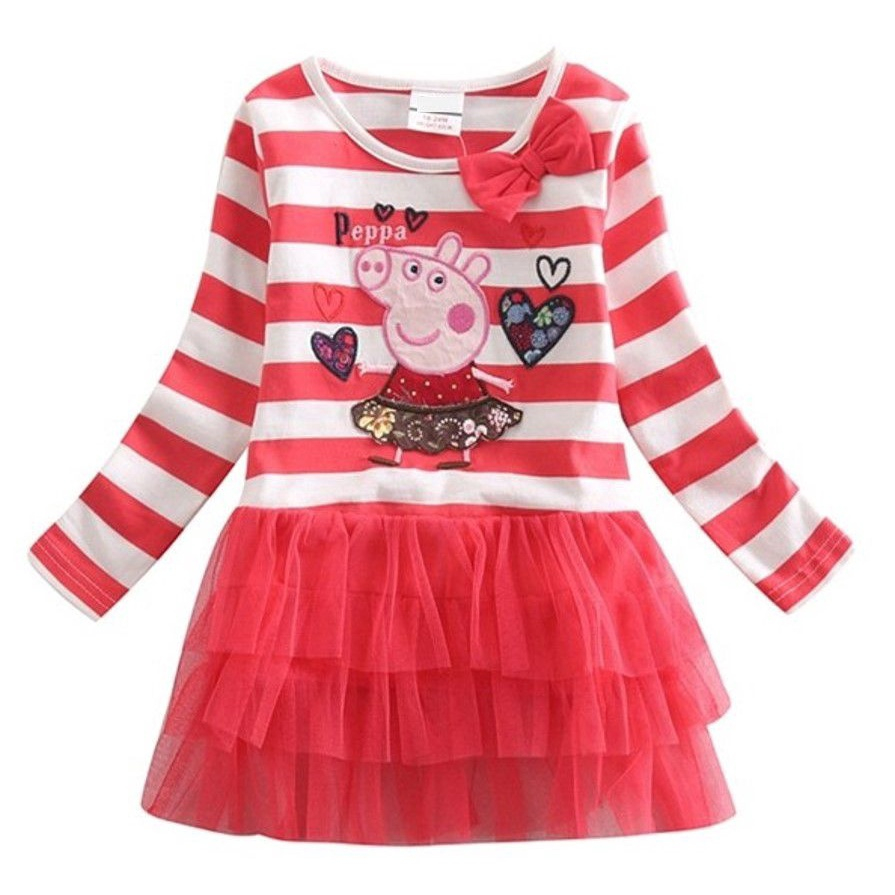 Roupa da best sale peppa de tule