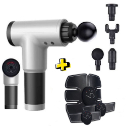 Pistola Massageador Elétrico Portátil Mais Tonificador Muscular Cinta Abdominal Menor preço em Pistola Massageador Elétrico Portátil Mais Tonificador Muscular Cinta Abdominal