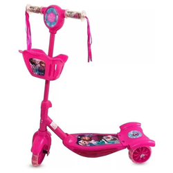 Patinete Infantil Musical 3 Rodas Frozen Com Luzes E Cesta Menor preço em Patinete Infantil Musical 3 Rodas Frozen Com Luzes E Cesta