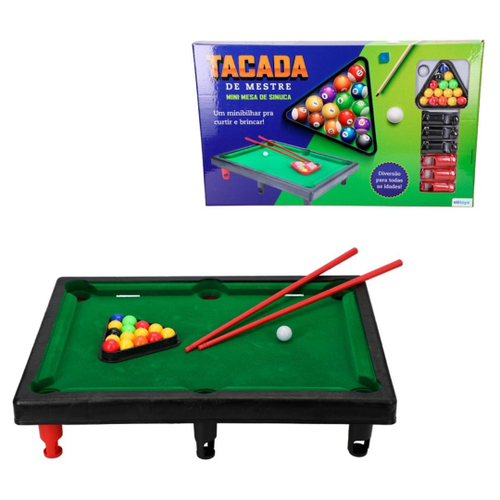 Mini mesa de sinuca bilhar snooker portatil jogo brinquedo no Shoptime