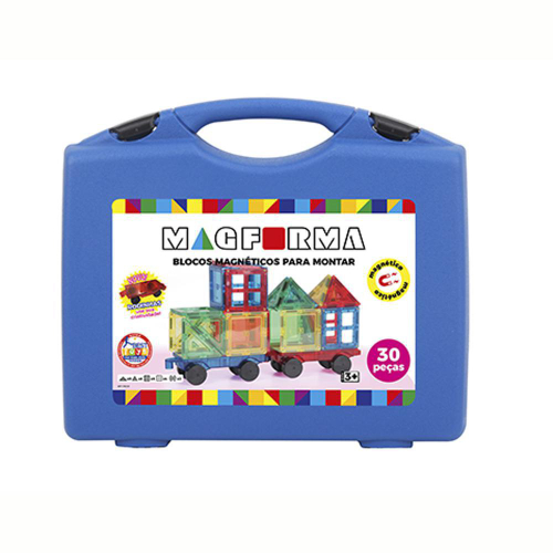 Brinquedo Maleta Blocos De Montar 48 Peças Paki Toys em Promoção