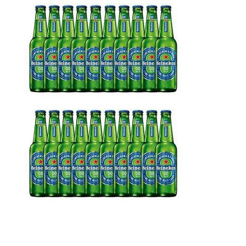 Cerveja Heineken Zero Álcool 330ml Long Neck 24 Un Em Promoção Na