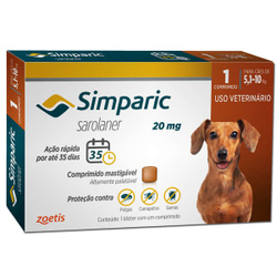 Antipulgas Simparic 1 comprimido - 5 a 10kg é boa?