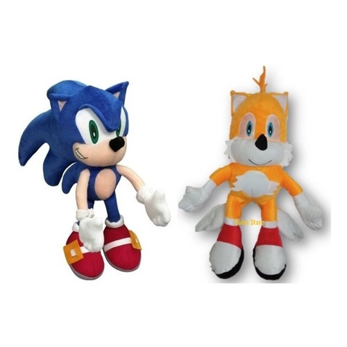 Boneco Tails Da Turma Do Sonic 40cm Pelúcia Raposa Amigo - Carrefour