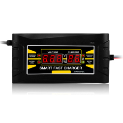 Menor preço em Carro automático completo carregador de bateria de 110V / 240V Para 12V 6A inteligente rápido de alimentação de carga para Wet Dry ácido-chumbo Digital Display lcd Plug eua Plug eua