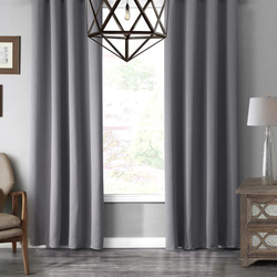 Kit 2 Cortinas Blackout Película - 200X200Cm - Cinza Menor preço em Kit 2 Cortinas Blackout Película - 200X200Cm - Cinza