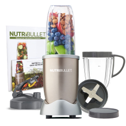 Liquidificador e Extrator de Nutrientes Nutribullet 900w Champagne - 9 Itens Menor preço em Liquidificador e Extrator de Nutrientes Nutribullet 900w Champagne - 9 Itens