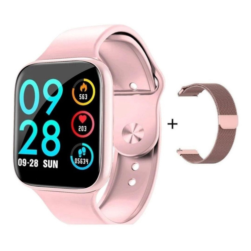 relógio smartwatch ios rose