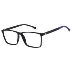 Óculos Armação Pra Grau Masculino Quadrado Izaker Preto 1048 Menor preço em Óculos Armação Pra Grau Masculino Quadrado Izaker Preto 1048