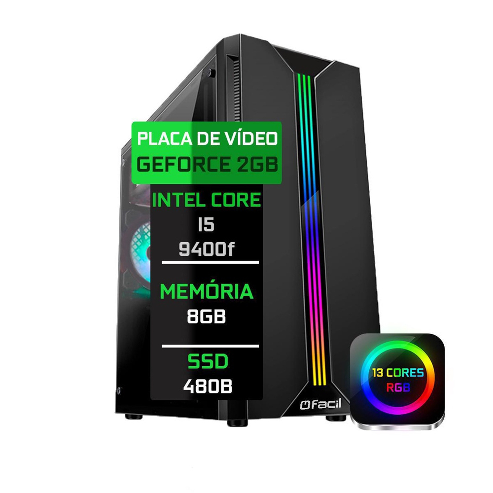 Placa de video best sale para intel i5 9400f