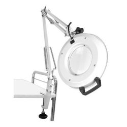 Lupa Luminária Alumínio Led Apoio Mesa Estek Odonto Estética Menor preço em Lupa Luminária Alumínio Led Apoio Mesa Estek Odonto Estética