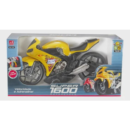 Brinquedo Moto Corrida 1000 Esportiva Pequena p/ Coleção VD - BS TOYS -  Caminhões, Motos e Ônibus de Brinquedo - Magazine Luiza