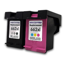 Kit Cartuchos Hp 662 662xl Preto E Colorido Menor preço em Kit Cartuchos Hp 662 662xl Preto E Colorido