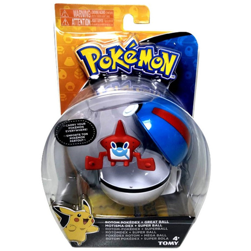 Conjunto Colecionável Pokémon Nintendo - Tomy - Sunny Brinquedos: Mini  Boneco Rotom Pokédex + Super Bola Pokebola em Promoção na Americanas