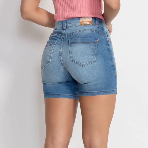 Bermuda Jeans Biotipo Feminina Cintura M dia em Promo o na