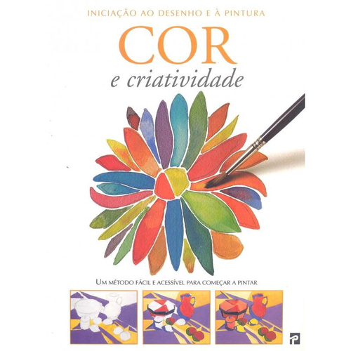 Será que deu certo pintar um desenho sem ver as cores?? 