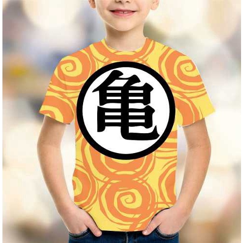 Camiseta Dragon Ball Z Goku Criança Estampa Total Infantil