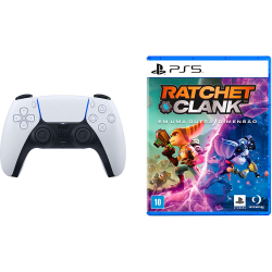 Controle Dualsense Playstation 5 + Game Ratchet & Clank: Em Uma Outra Dimensao - PS5 Menor preço em Controle Dualsense Playstation 5 + Game Ratchet & Clank: Em Uma Outra Dimensao - PS5