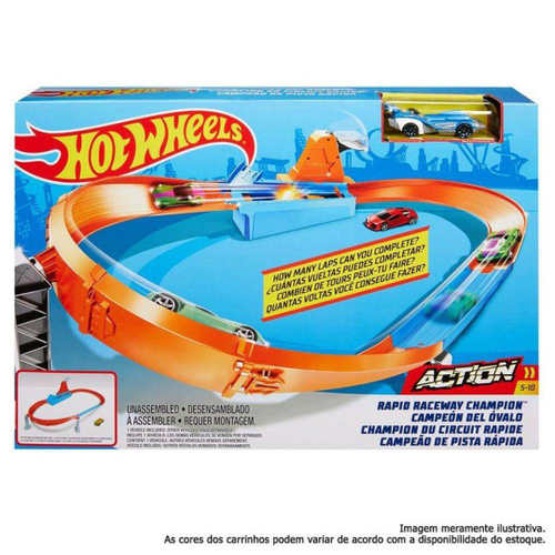 Hot Wheels City Pista Epica Ataque Do Dragao Mattel Hdp03 Cor