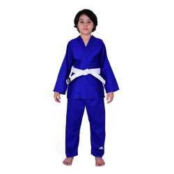 Kimono Judô Infantil adidas AdiStart J200 20WB Infantil Azul Menor preço em Kimono Judô Infantil adidas AdiStart J200 20WB Infantil Azul