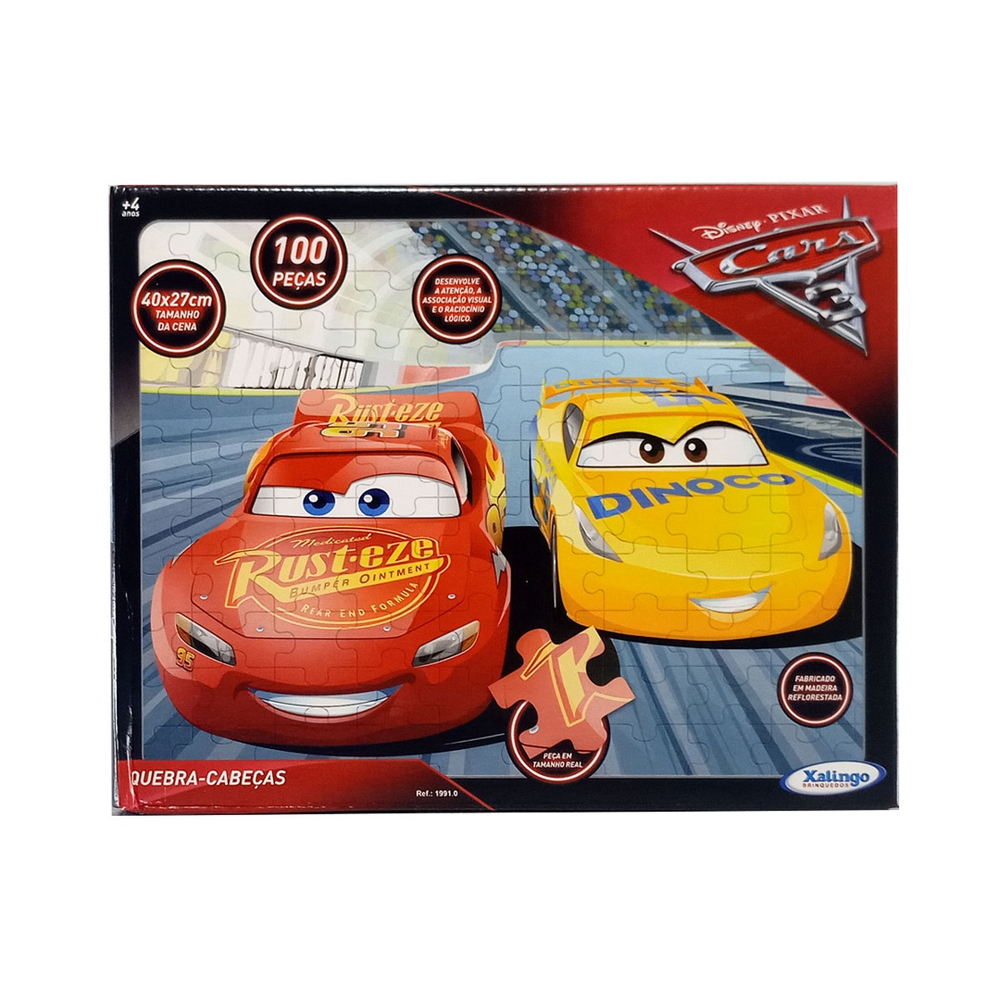 Disney filme carros quebra-cabeça 300/500/1000 peças quebra