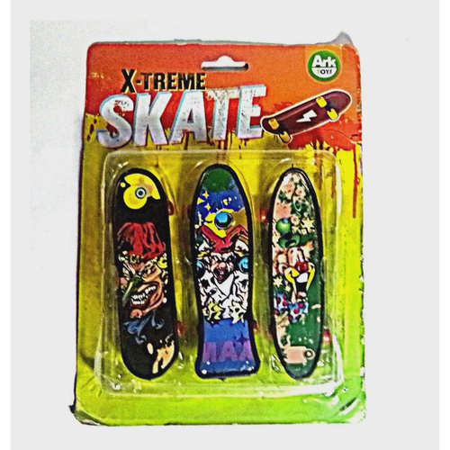 1 Skate De Dedo Desmontável X-treme Com Acessórios