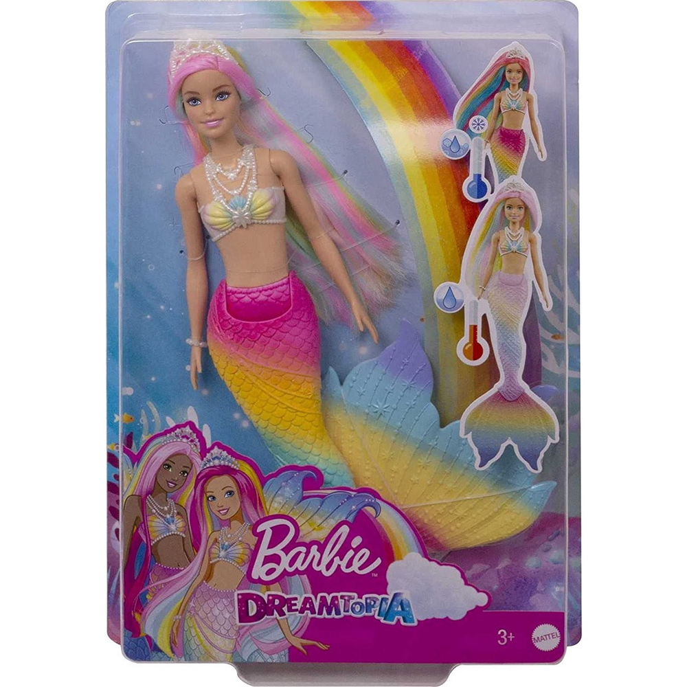 Boneca Barbie Sereia Dreamtopia, Colorida, Mattel 