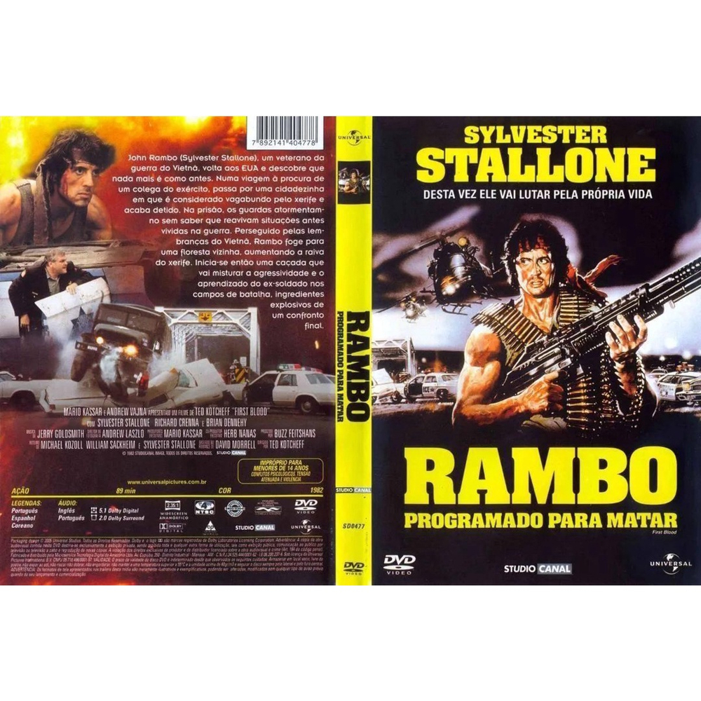 RAMBO PROGRAMADO PRA MATAR (FILME) - Óliver Discos