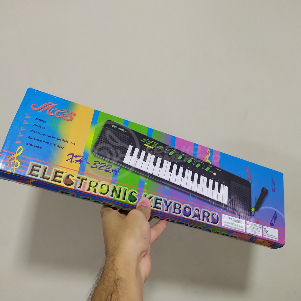 Teclado Musical Infantil Piano Musica Karaokê Com Microfone