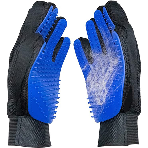Dog shop brush glove