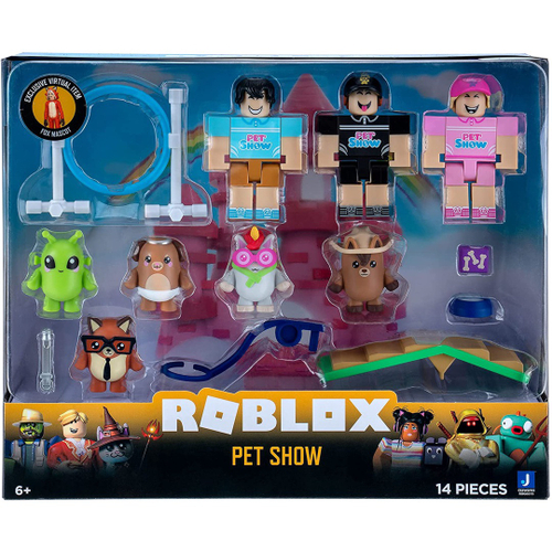 Roblox Brinquedo Infantil Pets Show Vários Personagens Sunny no Shoptime