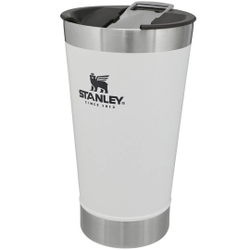 Copo Térmico Stanley para Cerveja ou Café com Tampa e Abridor Aço Inox Branco Menor preço em Copo Térmico Stanley para Cerveja ou Café com Tampa e Abridor Aço Inox Branco
