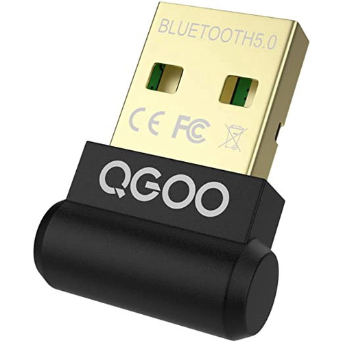 USB Bluetooth Adapter For Pc, Qgoo Mini Bluetooth 5.0 Edr Dongle.