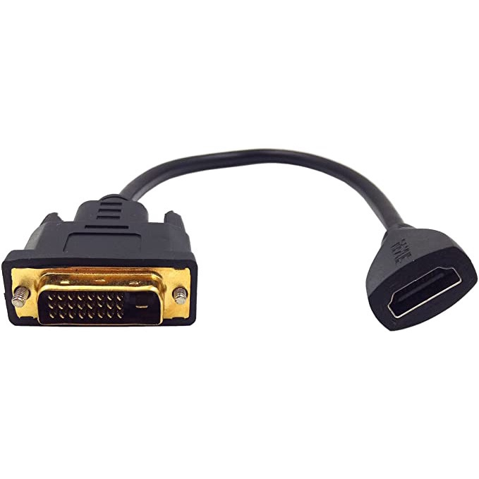 Hdmi To Dvi Adapter Haokiang 1 Feet Bi Directional Hdmi Female To Dvi