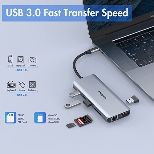 USB C Laptop Docking Station Dual Monitor hdmi for hp Dell xps