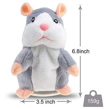 Talking plush hamster hotsell
