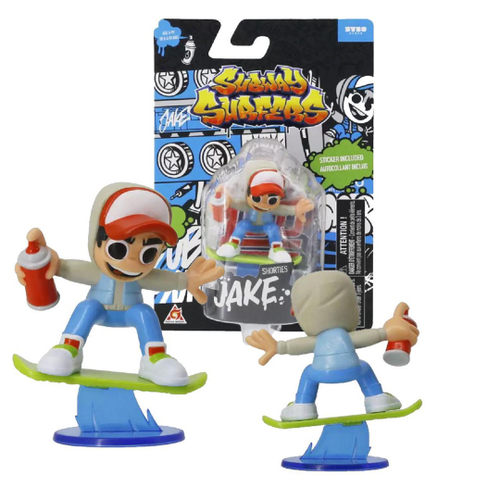 Mini Boneco Miniatura Subway Surfers Jake 661 Bangtoys