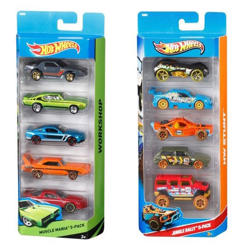 Hot Wheels Kit com 5 Carrinhos