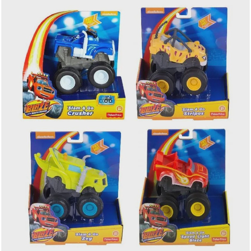 Carro Blaze Monster Machines - Stripes Tape 11cm - Fisher em Promoção na  Americanas