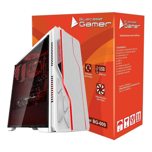 Gabinete Gamer Gamemax Revolt, Mid Tower - Branco em Promoção na Americanas