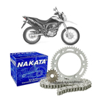 Kit Relação Transmissão Nakata Honda nxr 160 Bros 2015-2017