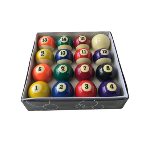 Jogo Bolas De Bilhar Sinuca Numeradas 52mm Snooker no Shoptime