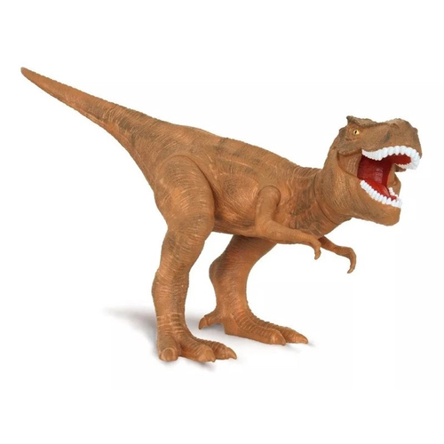 Dinossauro Tiranossauro Rex com Luz e Som Marrom Zoop Toys