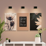 Kit Placas Quadros Decorativos 3 Peças Mdf - Seja Você