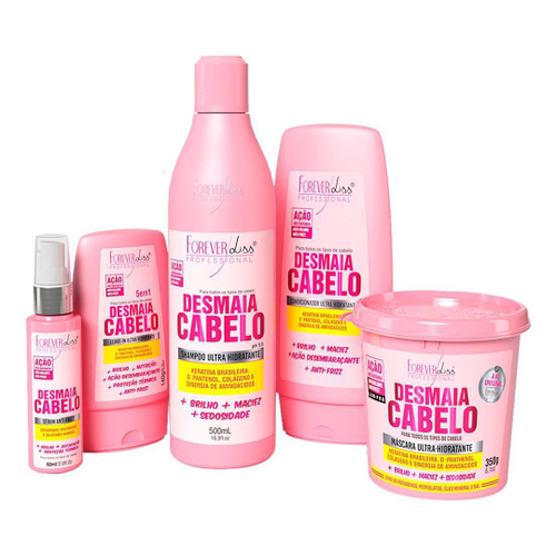 Kit Desmaia Cabelo Escova Progressiva Versus 2X500Ml em Promoção na  Americanas